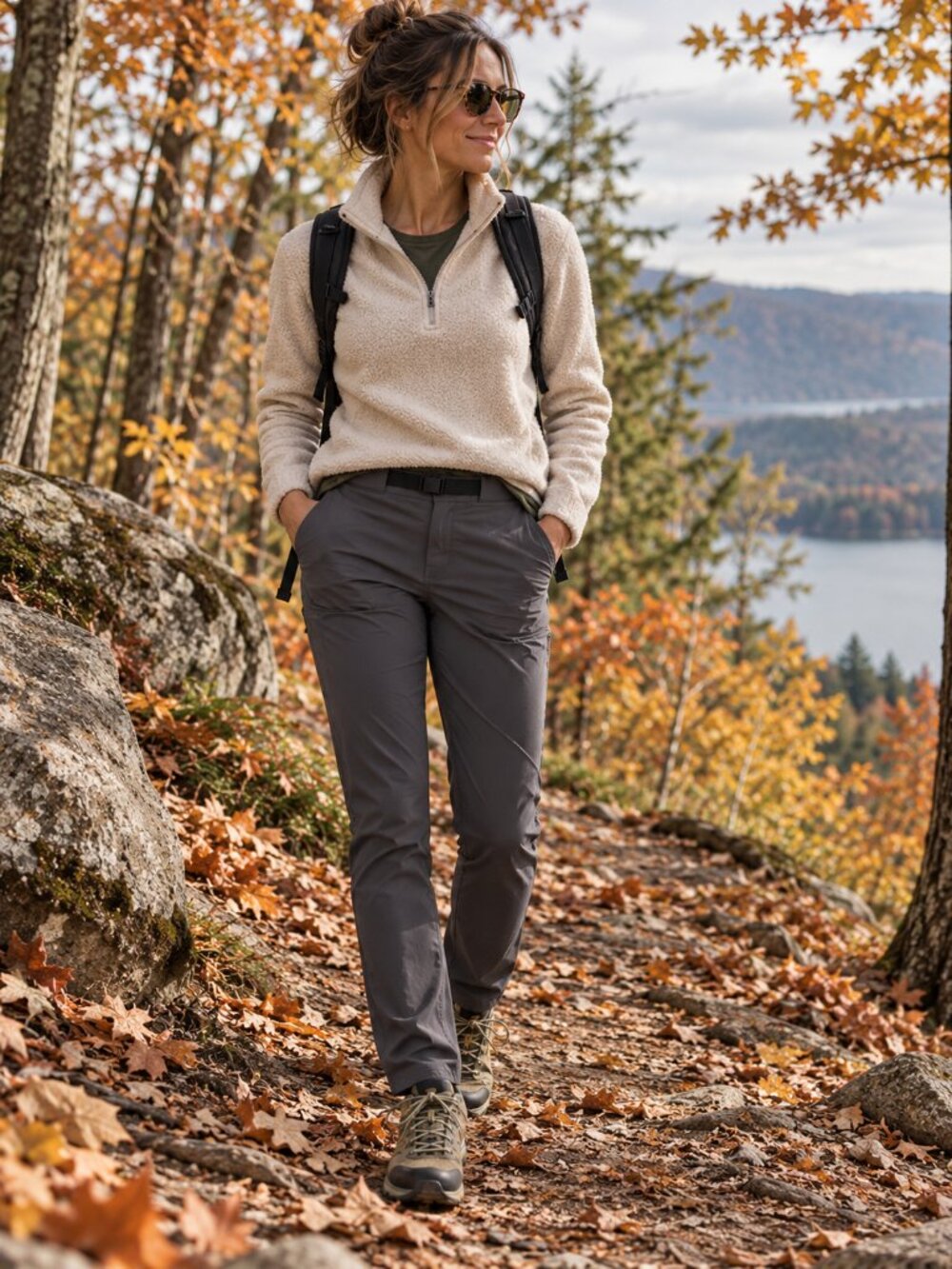 MARMOT Kodachrome Hiking Pants Womens 12 Dark Steel UPF Sun Protection Gorpcore